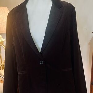 NWT Calvin Klein Jeans Dark Chocolate Brown Women's Blazer